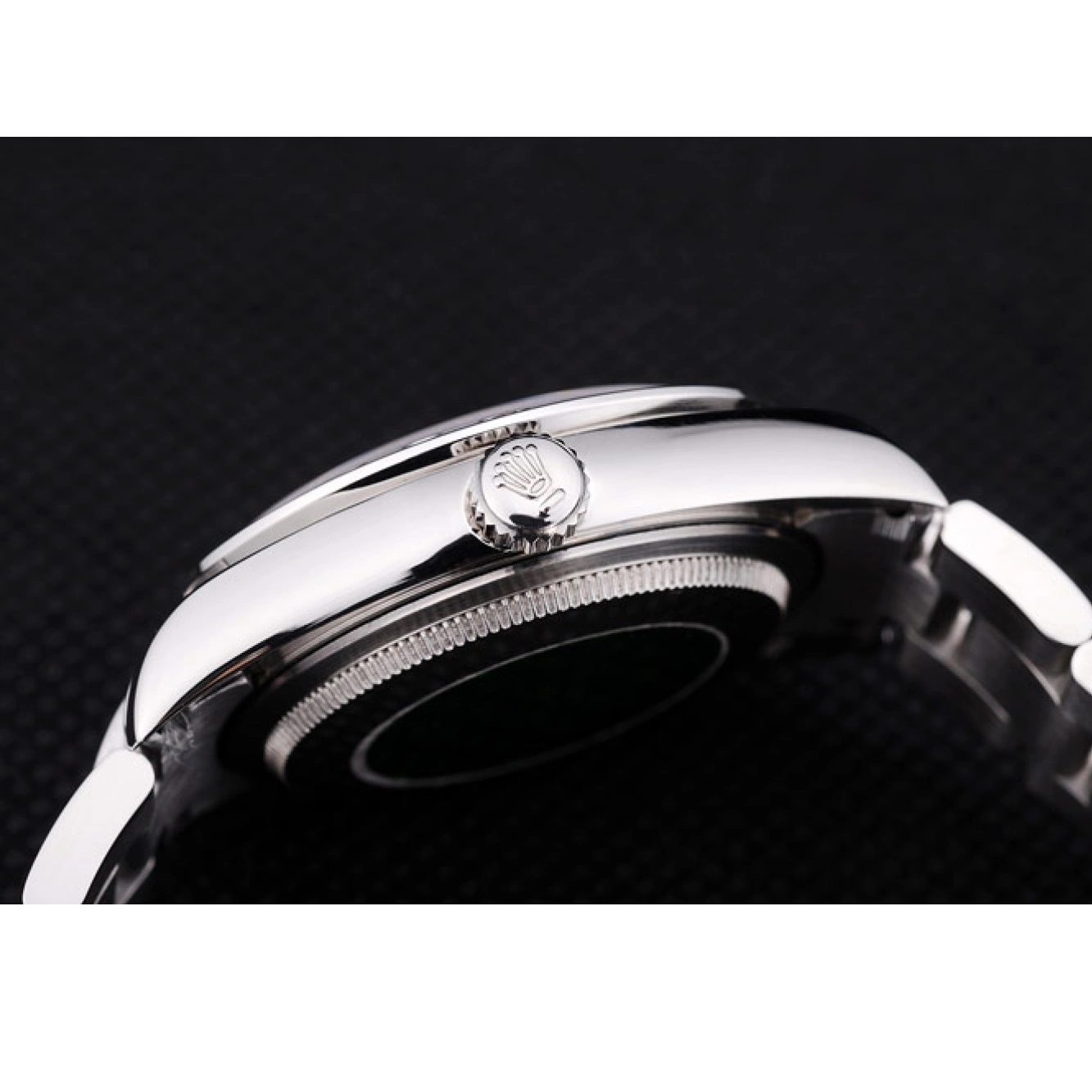 Aaa replica watch Rolex Bezel Dial Diamond Silver 7468 Datejust 0819
